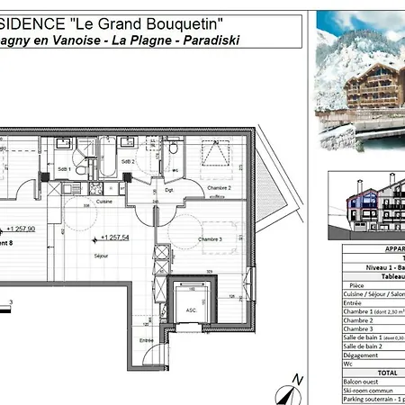 Apartment Le Grand Bouquetin - 4 Pieces Pour 8 Personnes 611